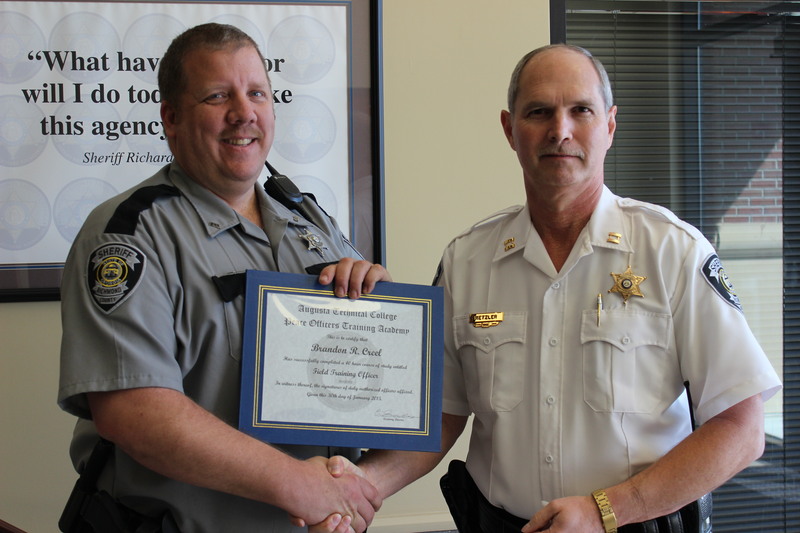 Field Officer Training Richmond County Sheriff's Office