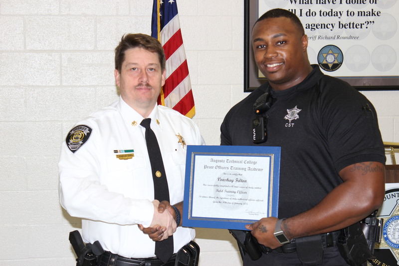 Field Training Officers Richmond County Sheriff's Office